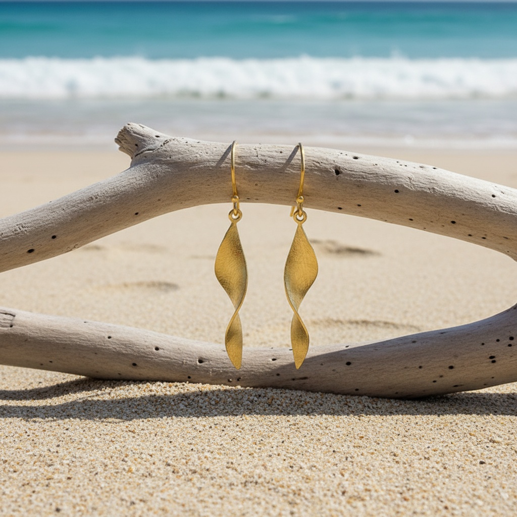 Fashionable Rotating Alloy Easy Earrings — Gift for Her